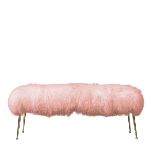 Дизайнерская банкетка Cloud розовая