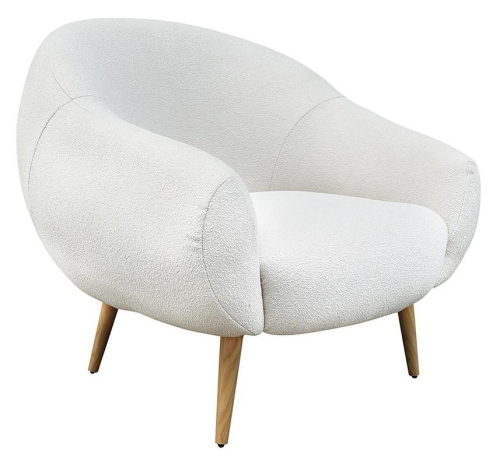 Дизайнерское кресло Cannes белое