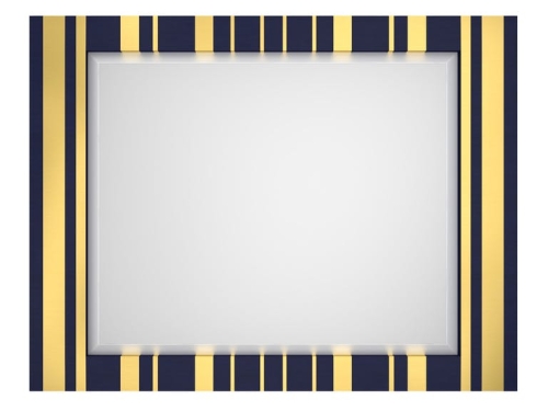 Дизайнерское зеркало 1586-90 синее