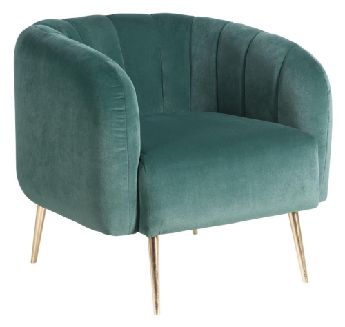 Дизайнерское кресло Azaria темно-зеленое