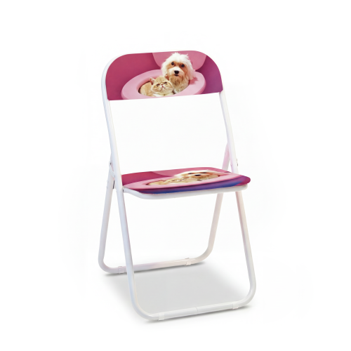 Дизайнерский стул Toiletpaper Pets розовый