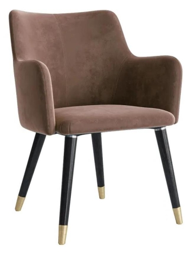 Дизайнерский стул Warby коричневый