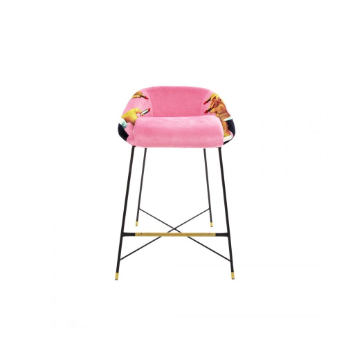 Дизайнерский стул Toiletpaper Furniture розовый