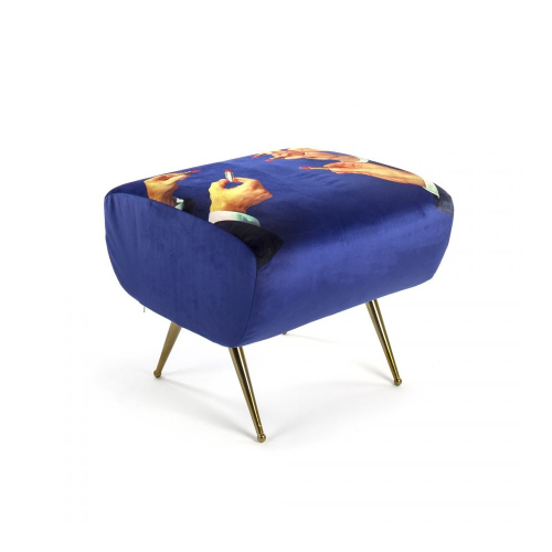 Дизайнерский пуф Toiletpaper Furniture желтый