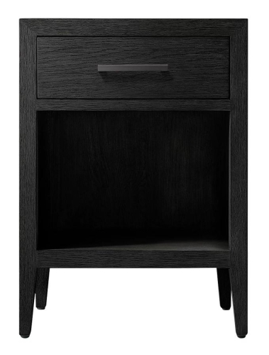 Дизайнерская прикроватная тумба Ferro  черная