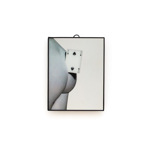 Дизайнерское зеркало Toiletpaper Mirror черное