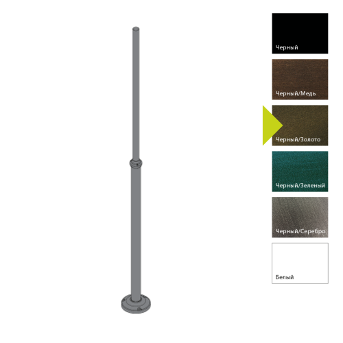 картинка Фонарный столб Norlys, АКСЕССУАРЫ BD (Черный/Золото) от магазина Одежда+