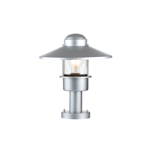 картинка Фонарь-пьедестал Elstead Lighting, Арт. KLAMPENBORG-PED-SIL от магазина Одежда+