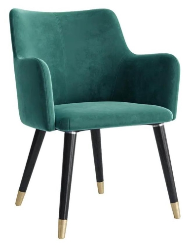 Дизайнерский стул Warby темно-зеленый