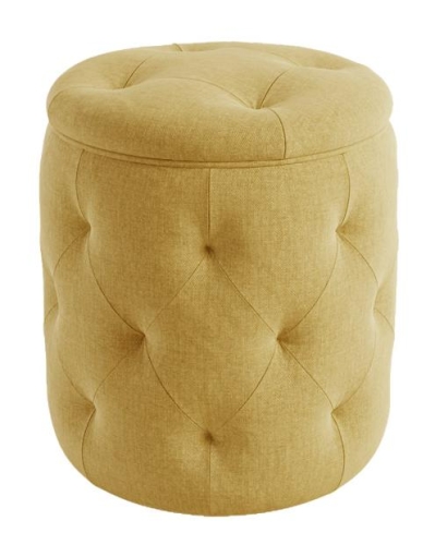 Дизайнерский пуф Nils желтый