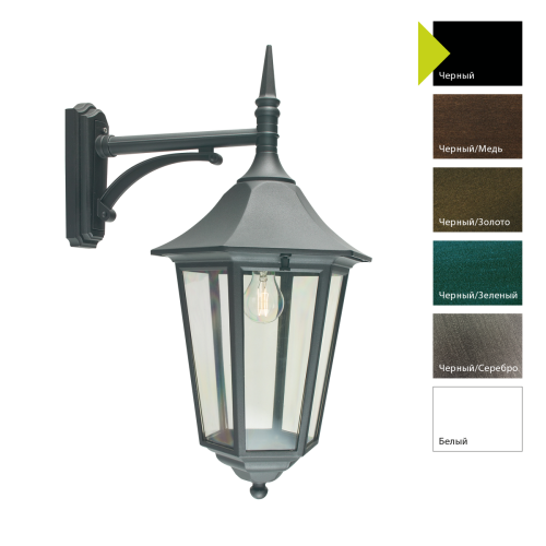 картинка Настенный фонарь Norlys, MODENA BIG B (Черный) от магазина Одежда+