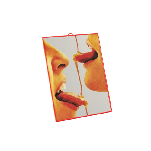 Дизайнерское зеркало Toiletpaper Mirror красное