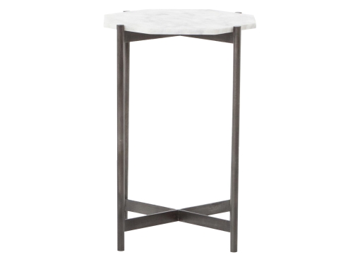 Дизайнерский декоративный столик Marlow серый