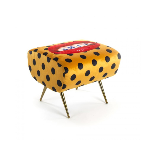 Дизайнерский пуф Toiletpaper Furniture желтый