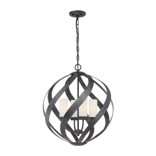 картинка Подвесной фонарь Quoizel, Арт. QN-BLACKSMITH-4P-OBK от магазина Одежда+