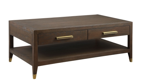 Дизайнерский декоративный столик Gaelen коричневый