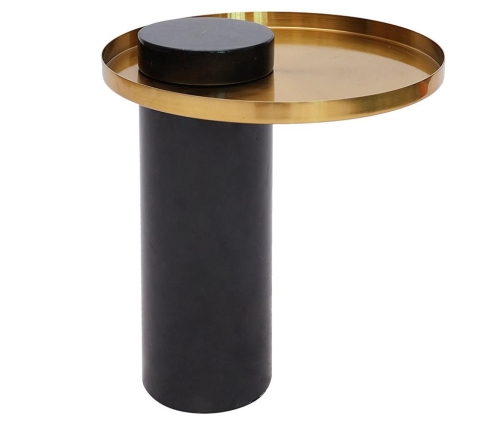 Дизайнерский декоративный столик Sarlat  латунный