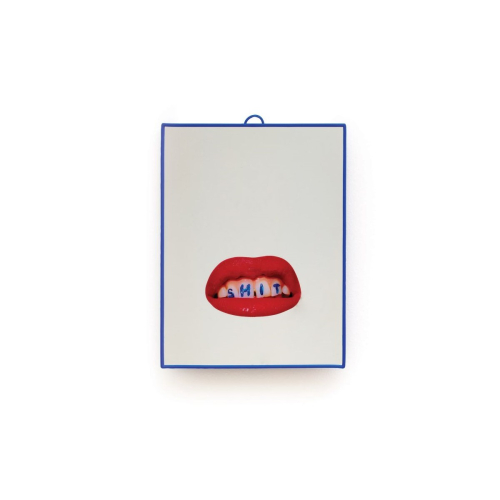 Дизайнерское зеркало Toiletpaper Mirror синее